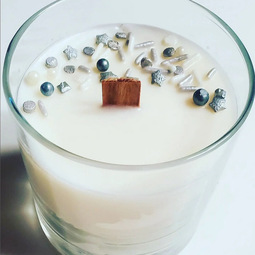 thumbnail image 2 of Leah's Lite Aventus Creed Type Scented Candle - 13oz Soy Wax, Wood Wick, Crackling 2 of 6