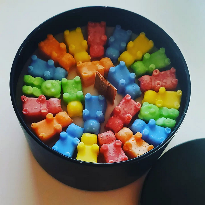 Yummy Gummy Candle with Wooden Wick