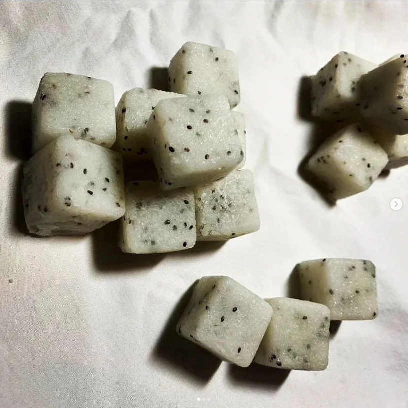 Rose Orange Sugar Scrub Cubes